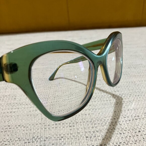 SEE Eyewear Eyeglasses Glasses Cat Eye Frames in Green Style 6971 - Picture 4 of 7